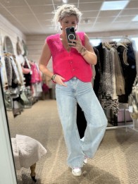 GILET GILDAS ROSE FLUO