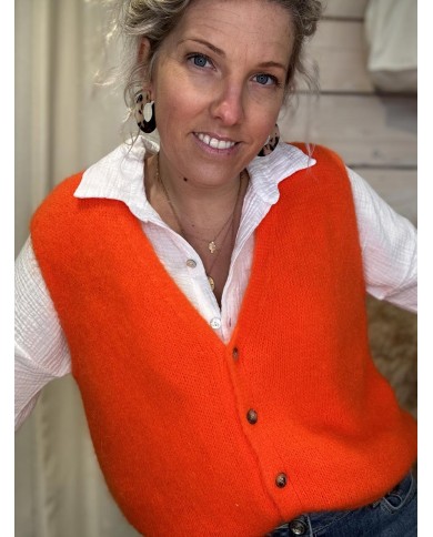 GILET GILDAS ORANGE FLUO