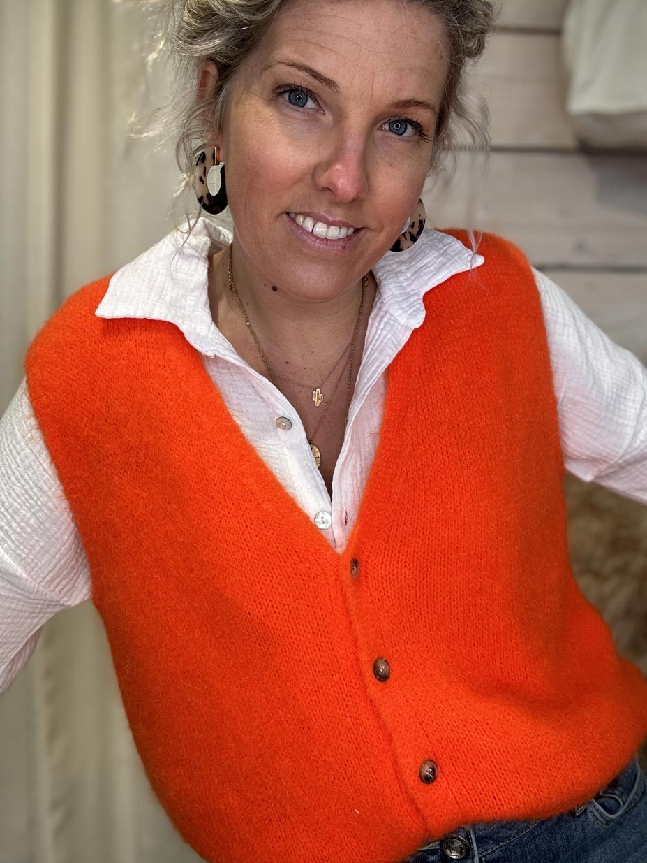 GILET GILDAS ORANGE FLUO