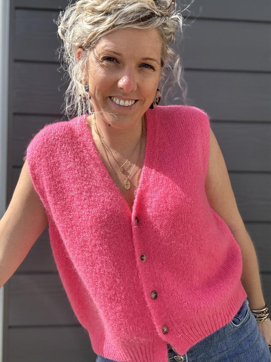 GILET GILDAS ROSE MALABAR GILET GILDAS ROSE MALABAR