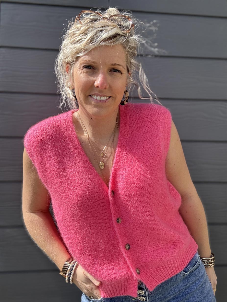 GILET GILDAS ROSE MALABAR GILET GILDAS ROSE MALABAR