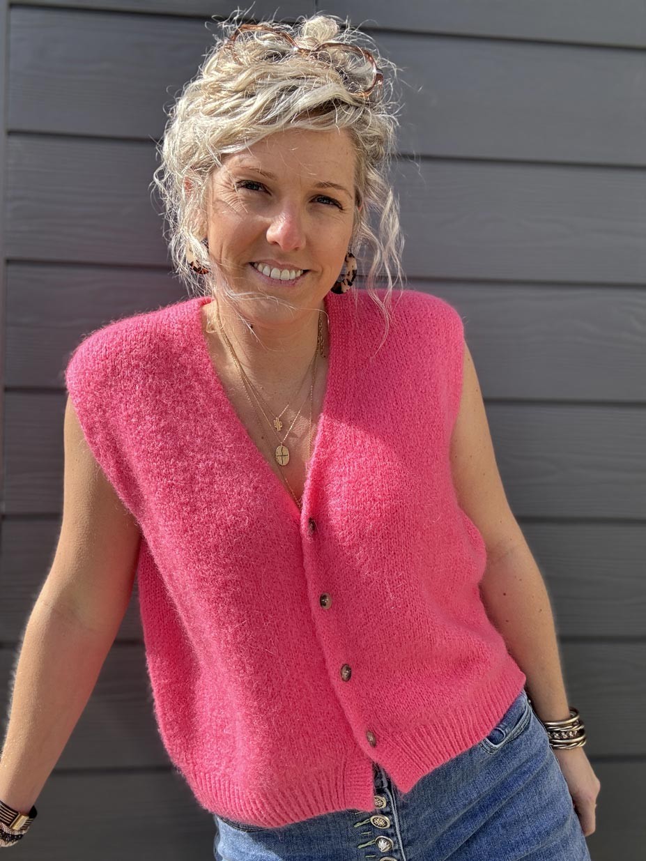 GILET GILDAS ROSE MALABAR GILET GILDAS ROSE MALABAR