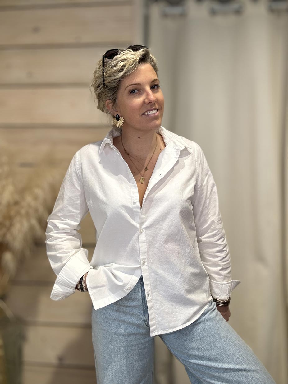 CHEMISE IRENA BLANC CHEMISE IRENA BLANC