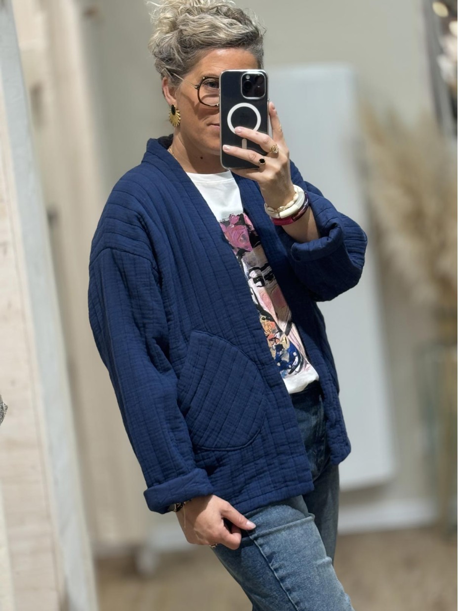 VESTE MONICA MARINE VESTE MONICA MARINE