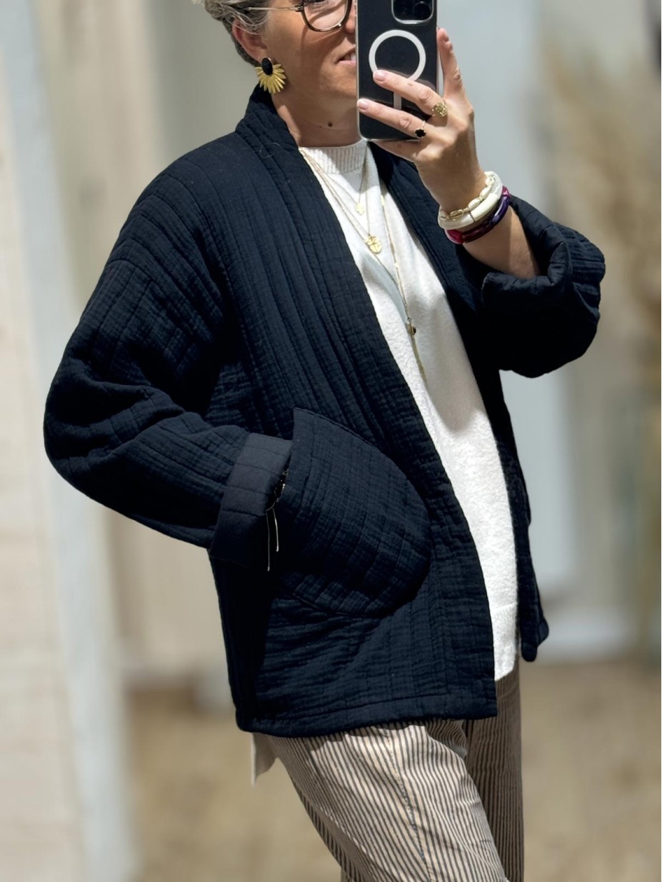 VESTE MONICA NOIRE VESTE MONICA NOIRE