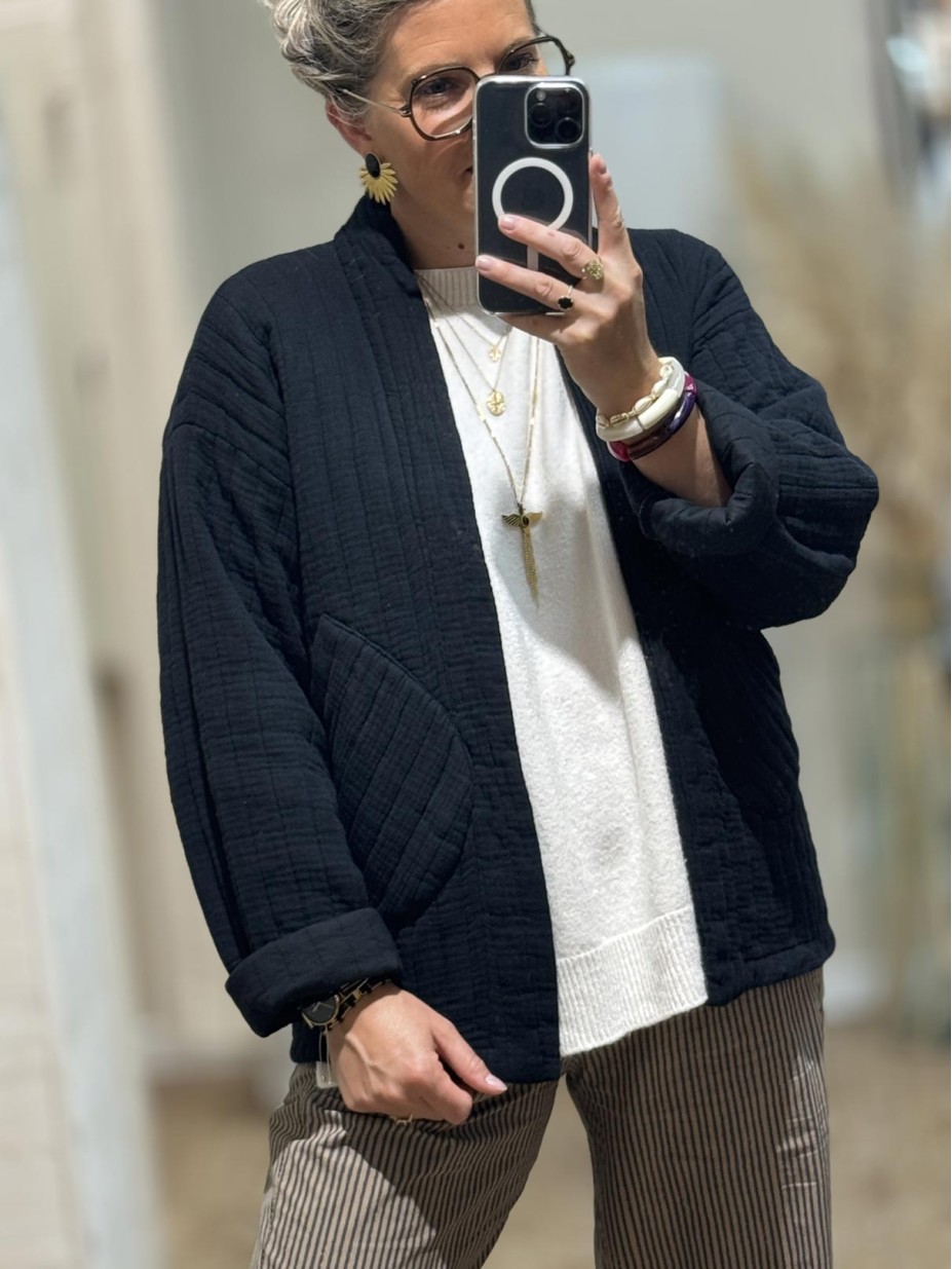 VESTE MONICA NOIRE VESTE MONICA NOIRE