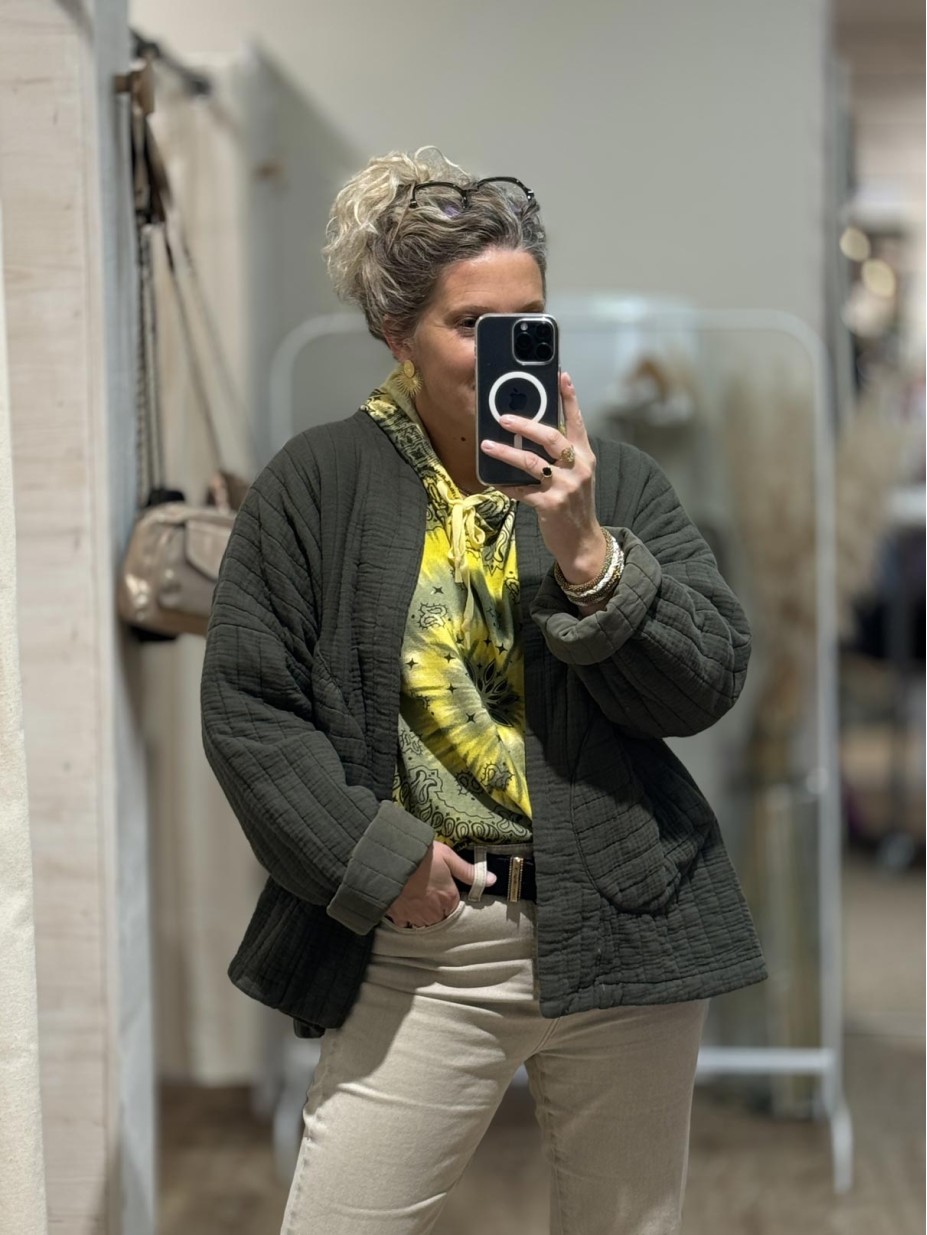 VESTE MONICA KAKI VESTE MONICA KAKI