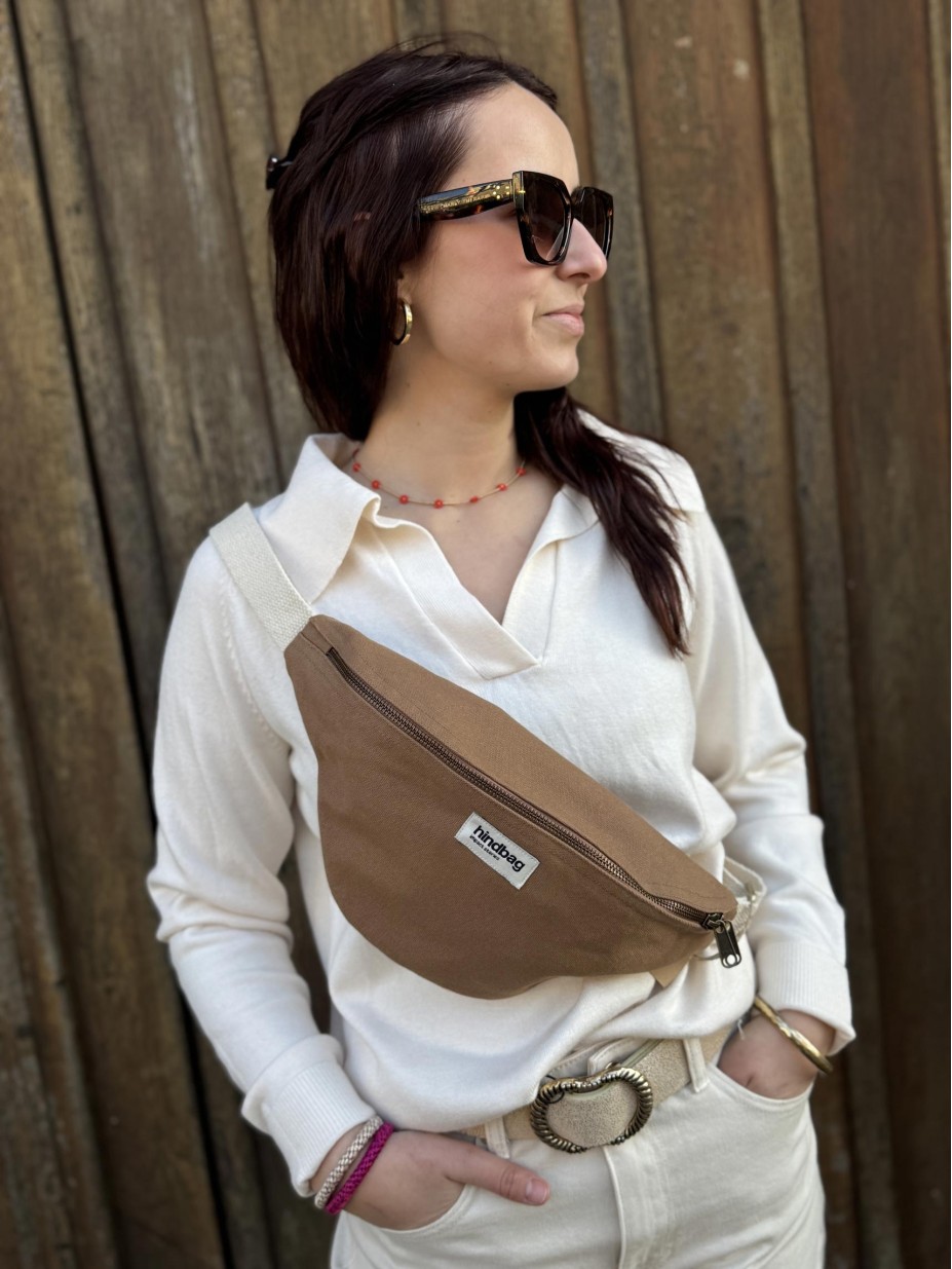 BANANE OLIVIA CAMEL - HINDBAG BANANE OLIVIA CAMEL - HINDBAG