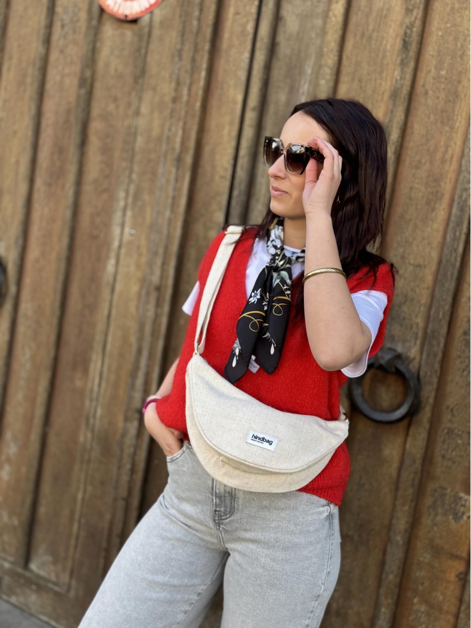 SAC ANDRÉA JUTE - HINDBAG SAC ANDRÉA JUTE - HINDBAG