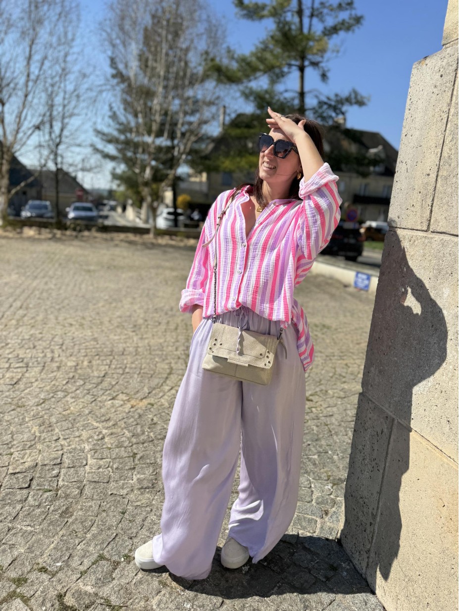 PANTALON BAMAKO LILAS PANTALON BAMAKO LILAS
