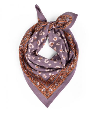 FOULARD BENGAL PRUNE