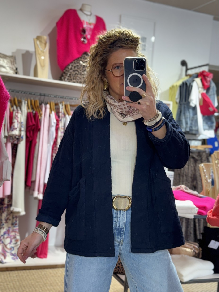 VESTE AXELLE MARINE VESTE AXELLE MARINE