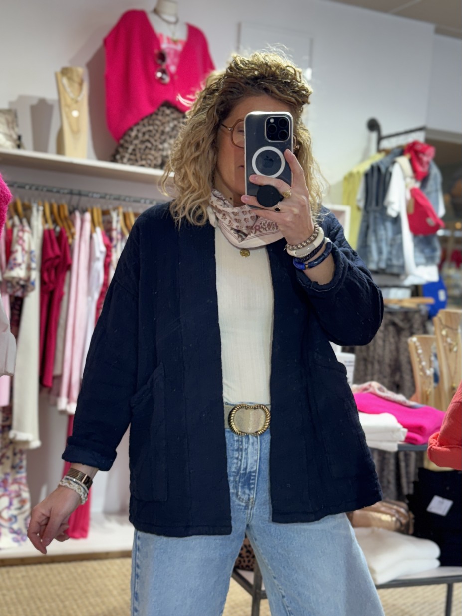 VESTE AXELLE MARINE VESTE AXELLE MARINE