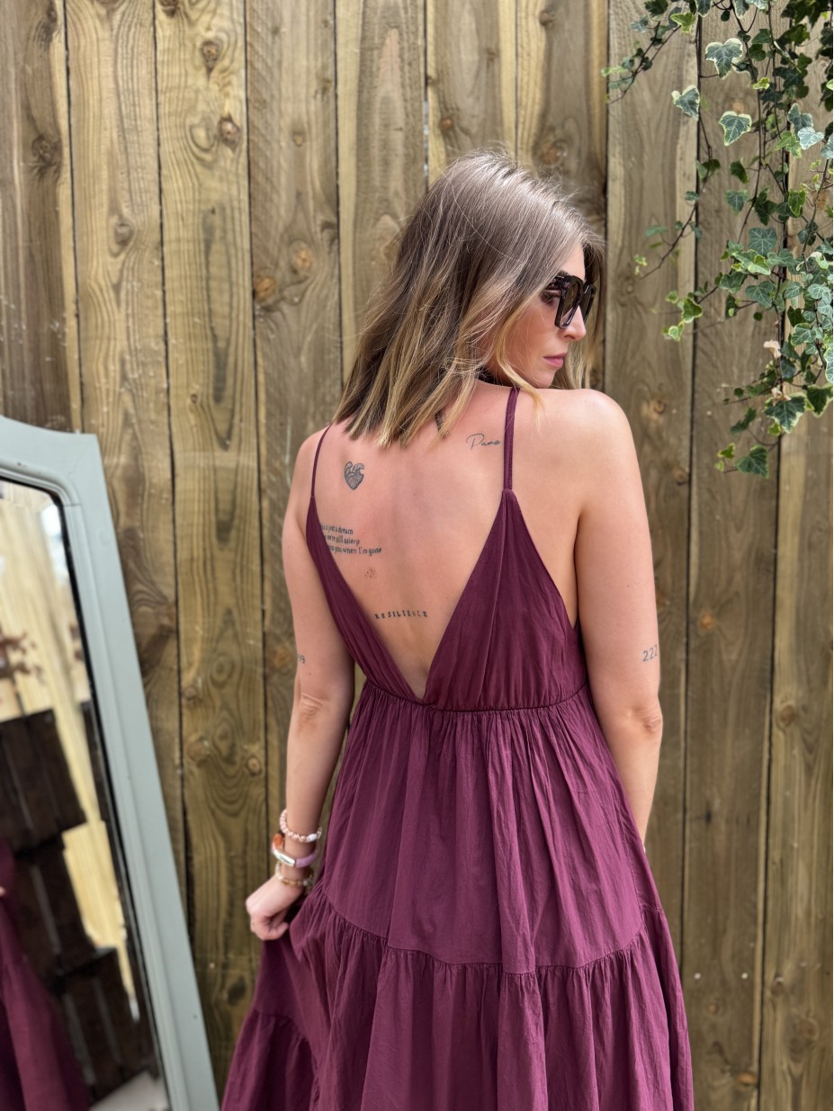 ROBE AMARES PRUNE ROBE AMARES PRUNE