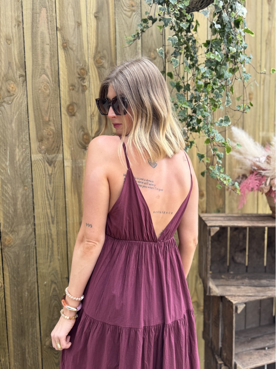 ROBE AMARES PRUNE ROBE AMARES PRUNE