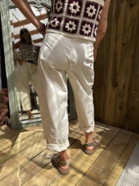 PANTALON JAMES ECRU