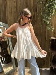 TOP FARIS ECRU TOP FARIS ECRU