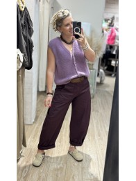 GILET GILDAS MAUVE