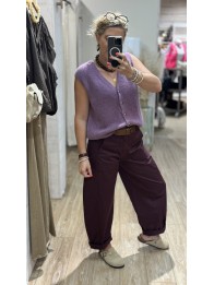 GILET GILDAS MAUVE