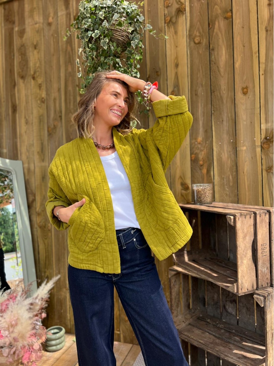 VESTE MONICA OLIVE VESTE MONICA OLIVE