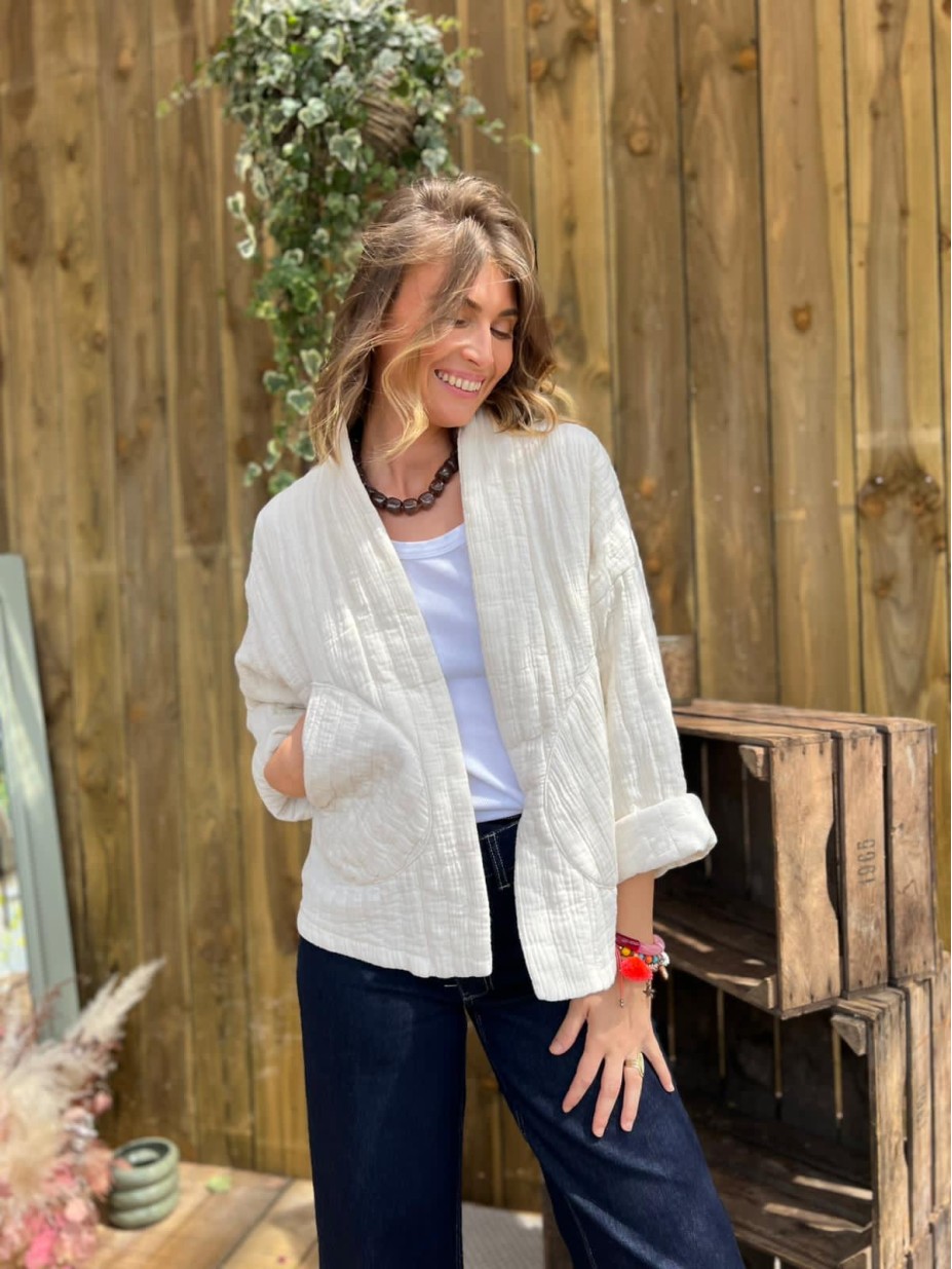 VESTE MONICA ECRU VESTE MONICA ECRU