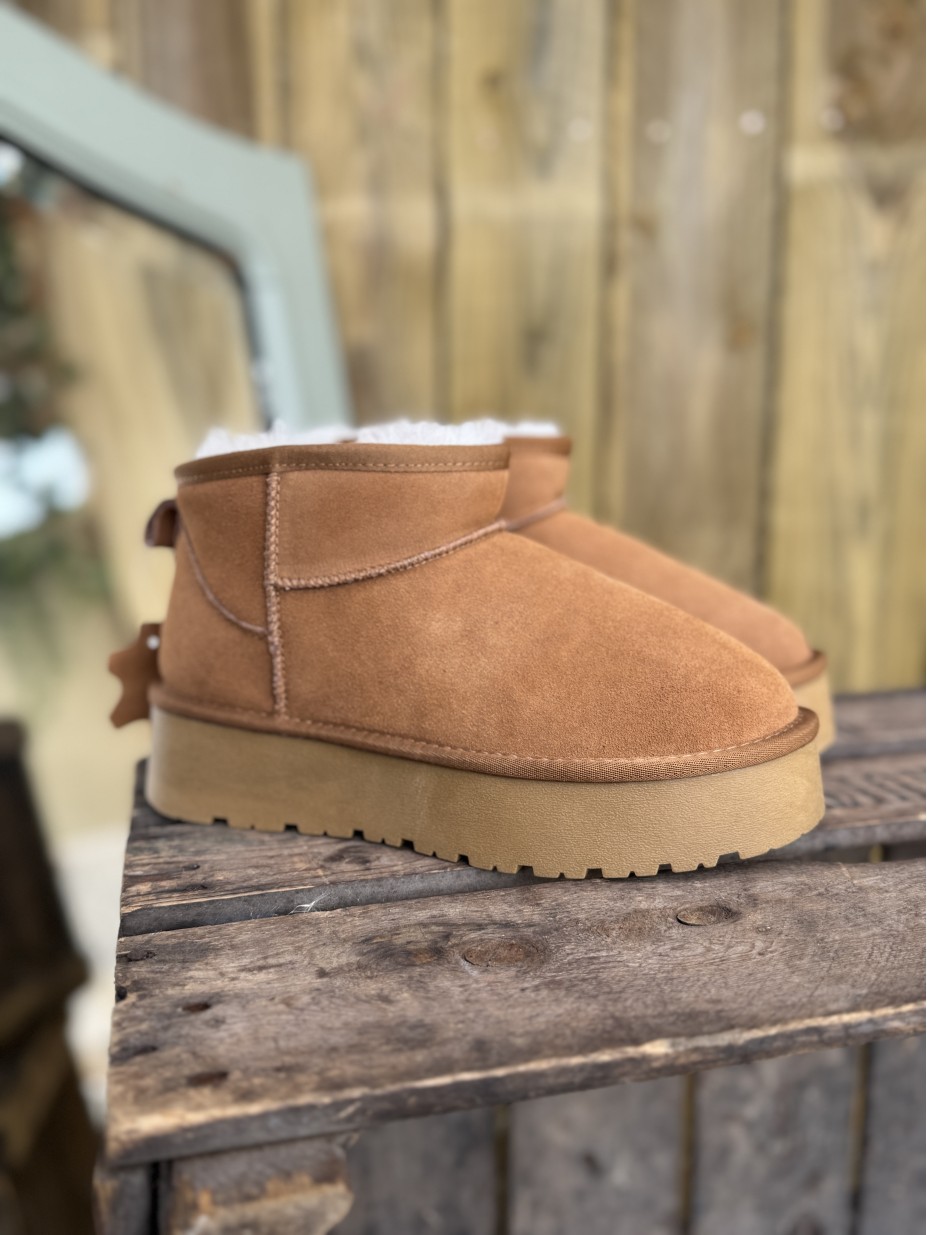 BOOTS ATLANTA CUIR CAMEL BOOTS ATLANTA CUIR CAMEL