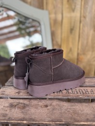 BOOTS ATLANTA CUIR CHOCO BOOTS ATLANTA CUIR CHOCO