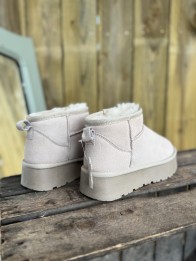 BOOTS ATLANTA CUIR BEIGE BOOTS ATLANTA CUIR BEIGE