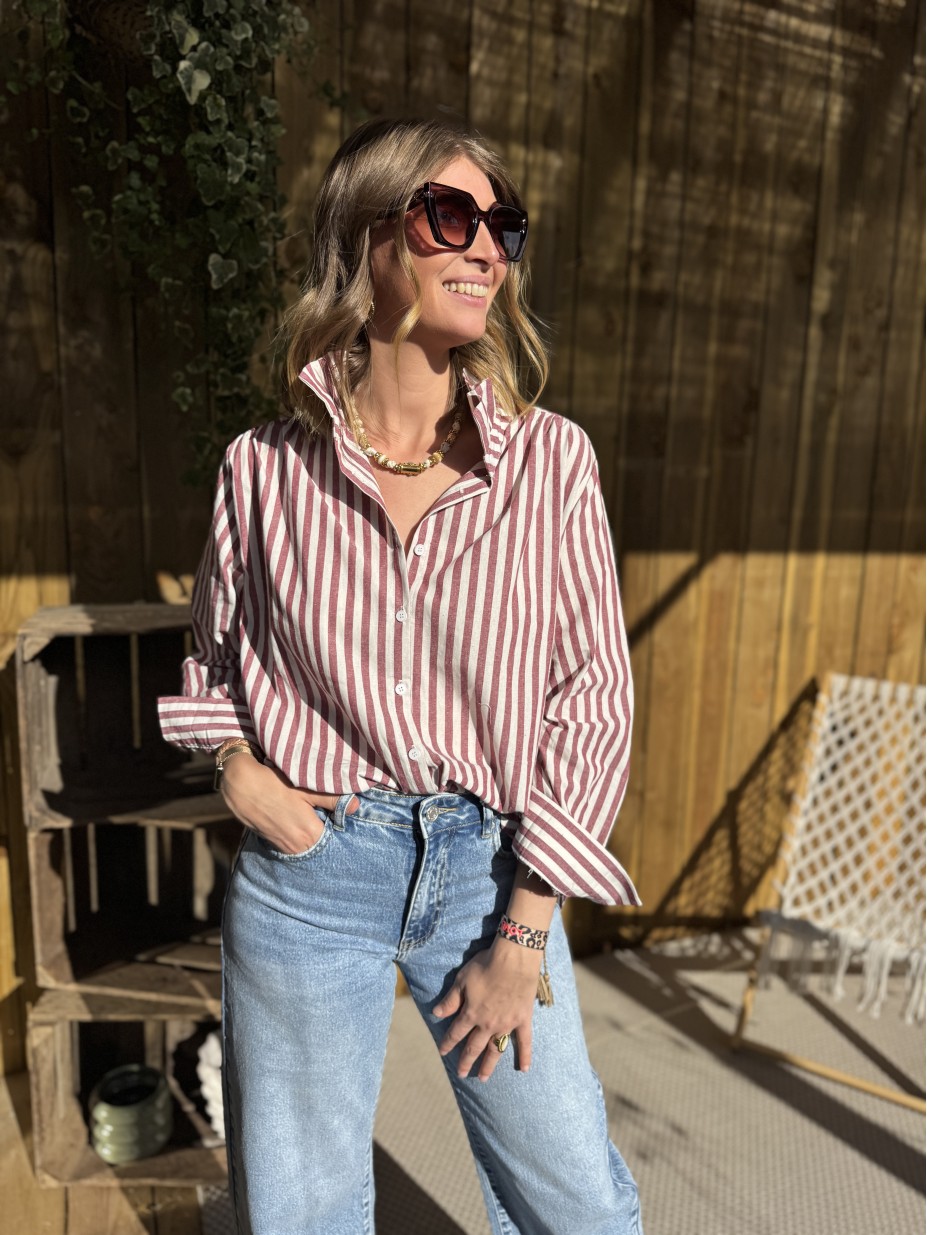 chemise paola prune col victorien chemise paola prune col victorien