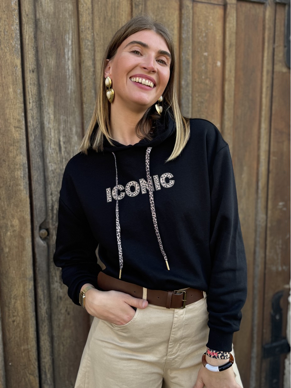SWEAT ICONIC NOIR SWEAT ICONIC NOIR