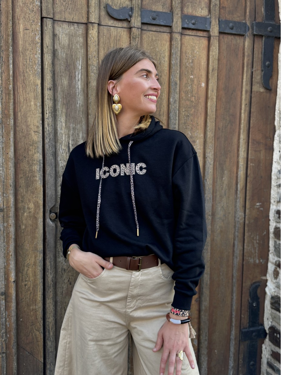 SWEAT ICONIC NOIR SWEAT ICONIC NOIR