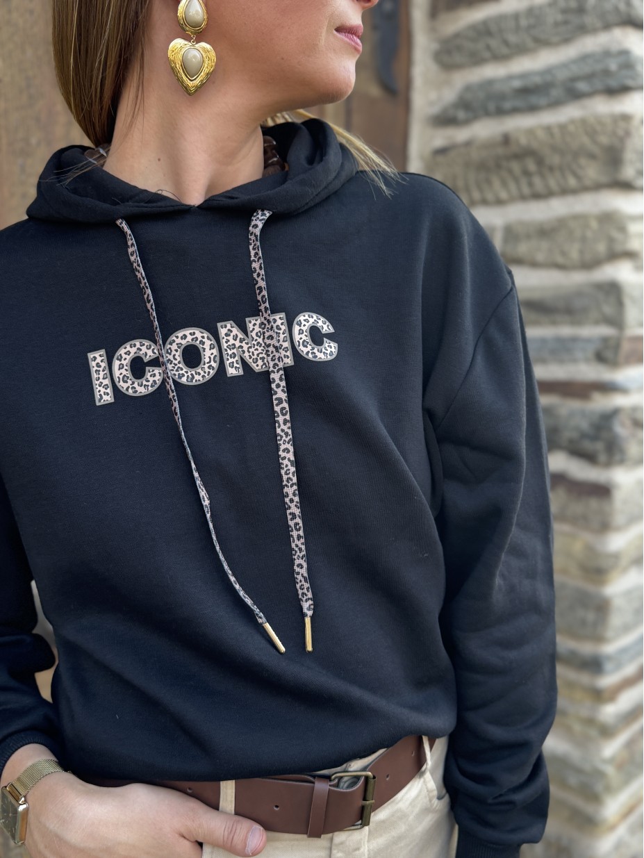 SWEAT ICONIC NOIR SWEAT ICONIC NOIR