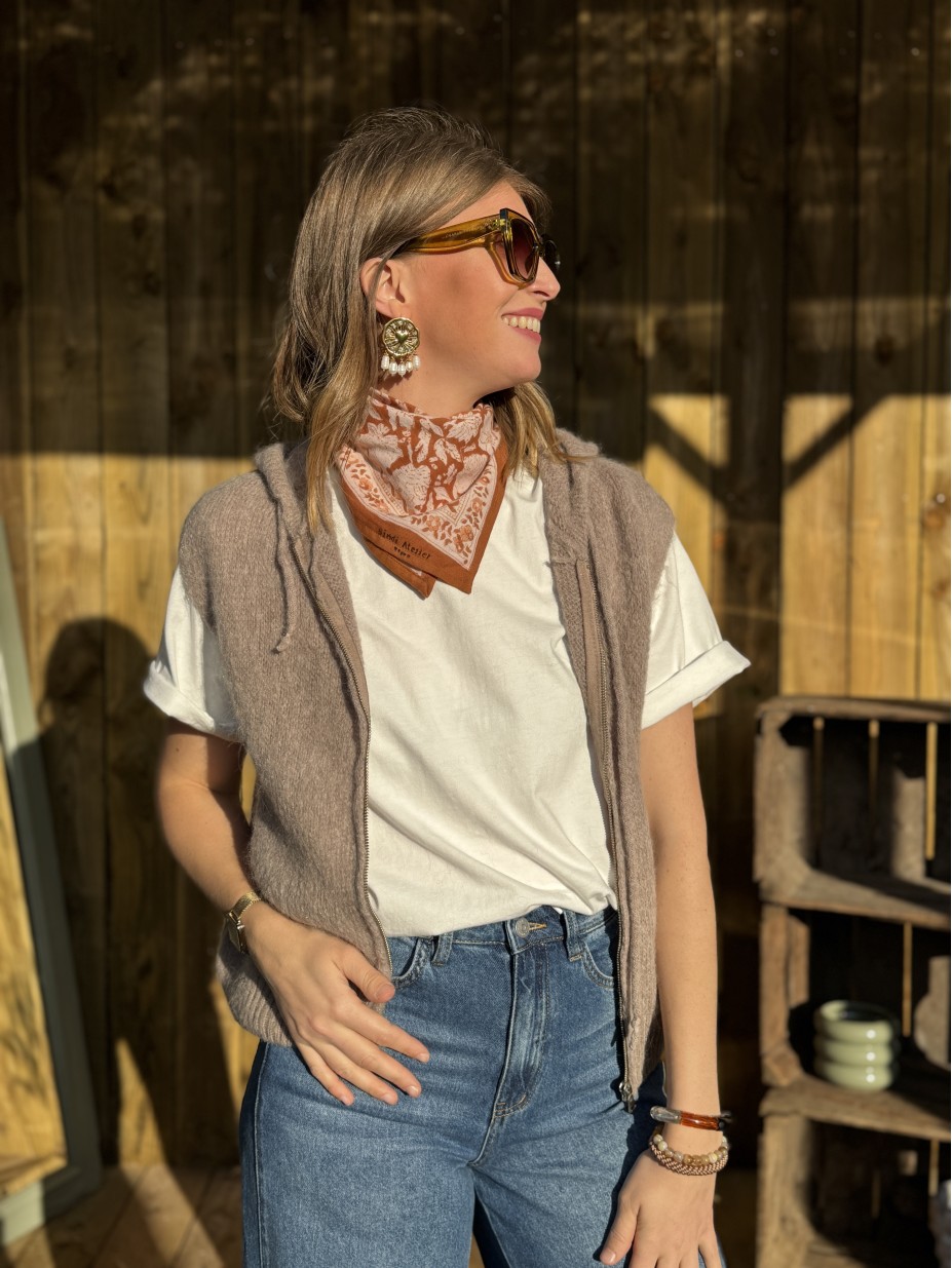 GILET ALPY TAUPE GILET ALPY TAUPE