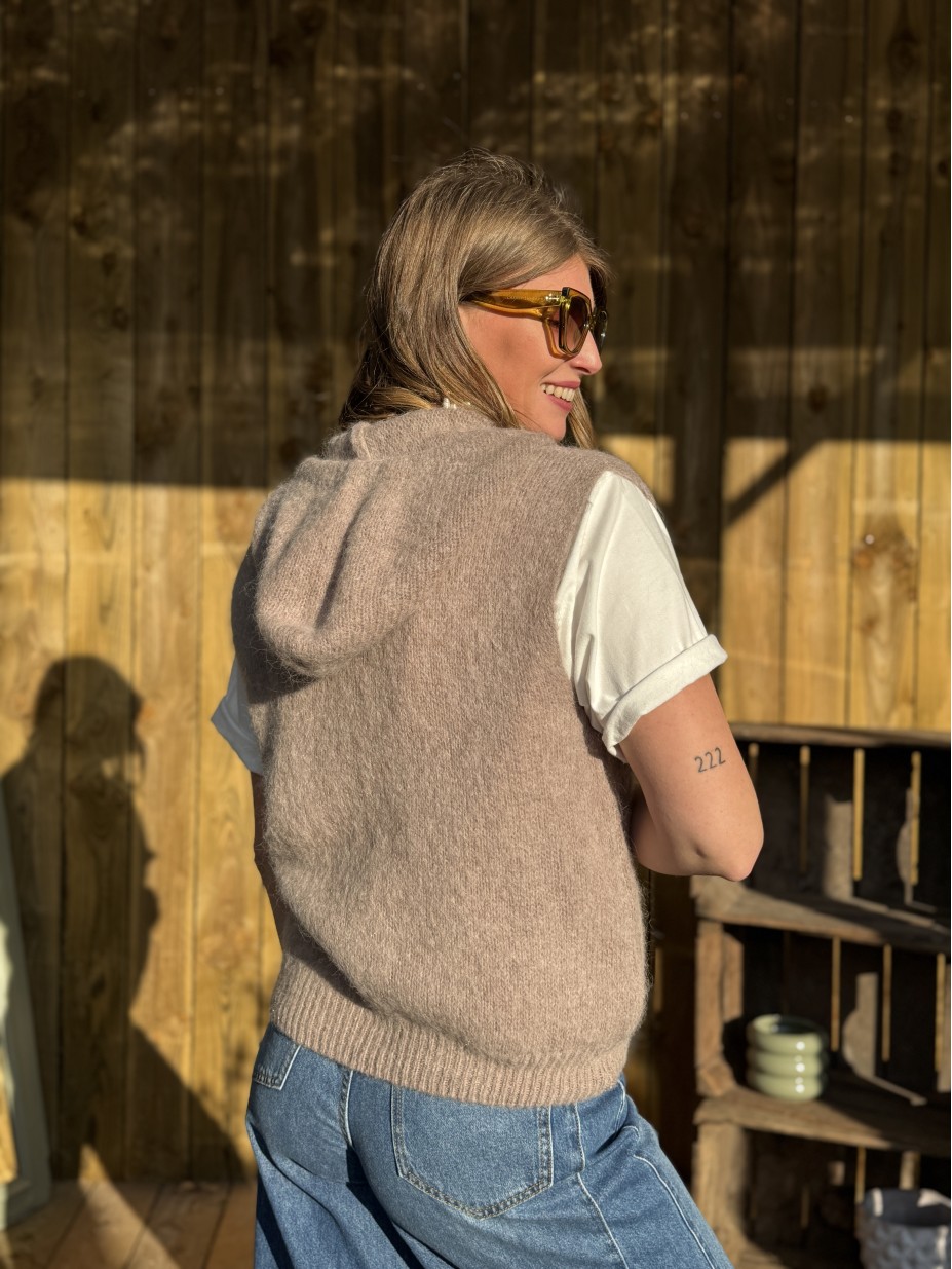 GILET ALPY TAUPE GILET ALPY TAUPE