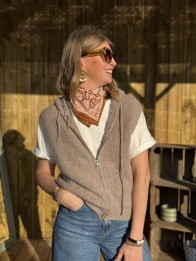 GILET ALPY TAUPE
