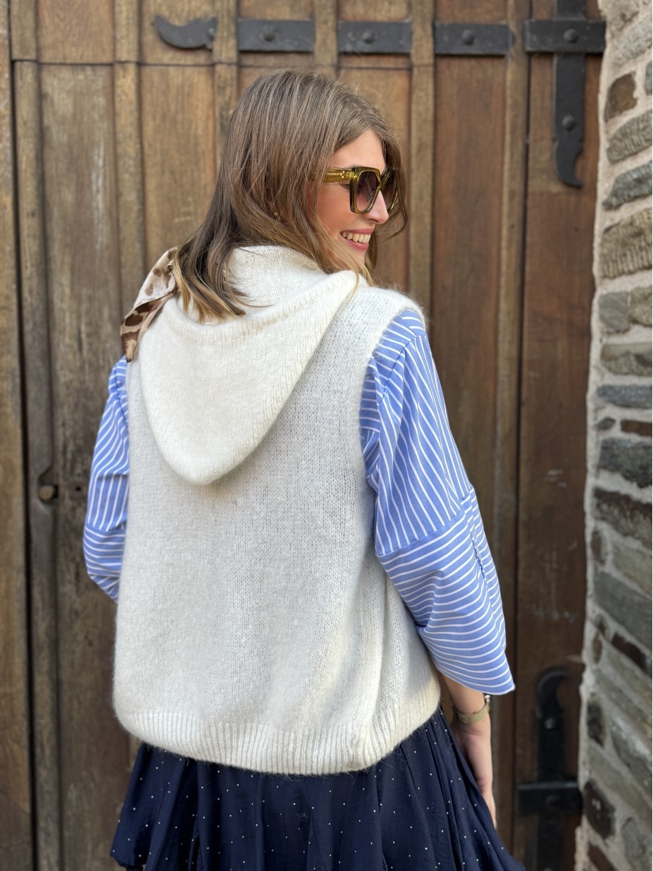 GILET ALPY ECRU GILET ALPY ECRU