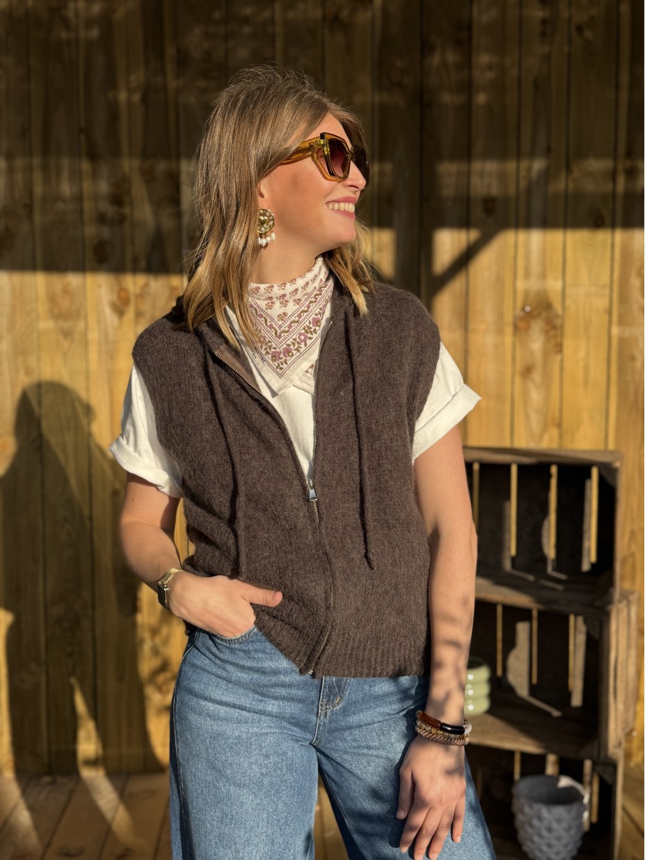 GILET ALPY CHOCO GILET ALPY CHOCO