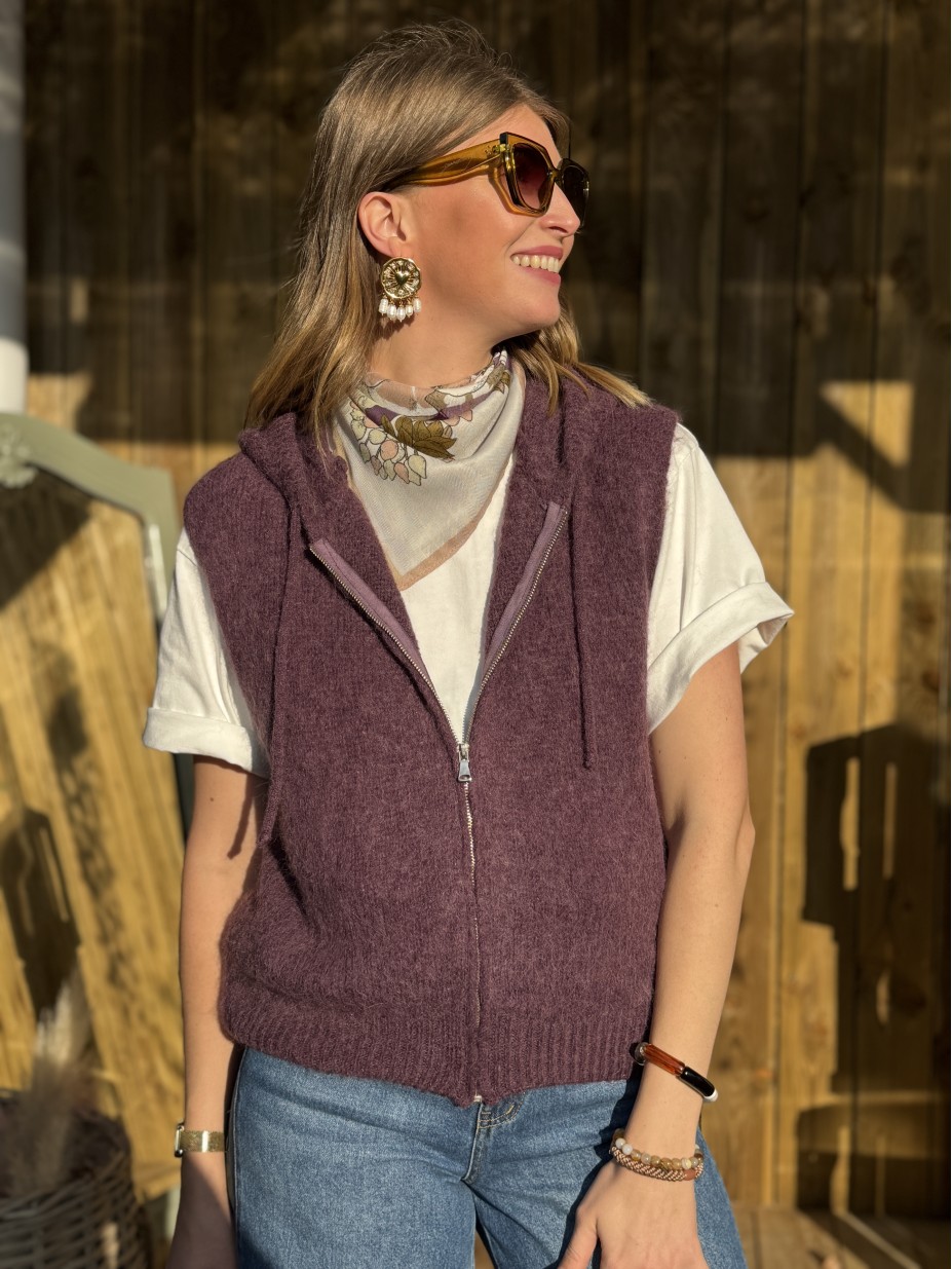 GILET ALPY PRUNE GILET ALPY PRUNE