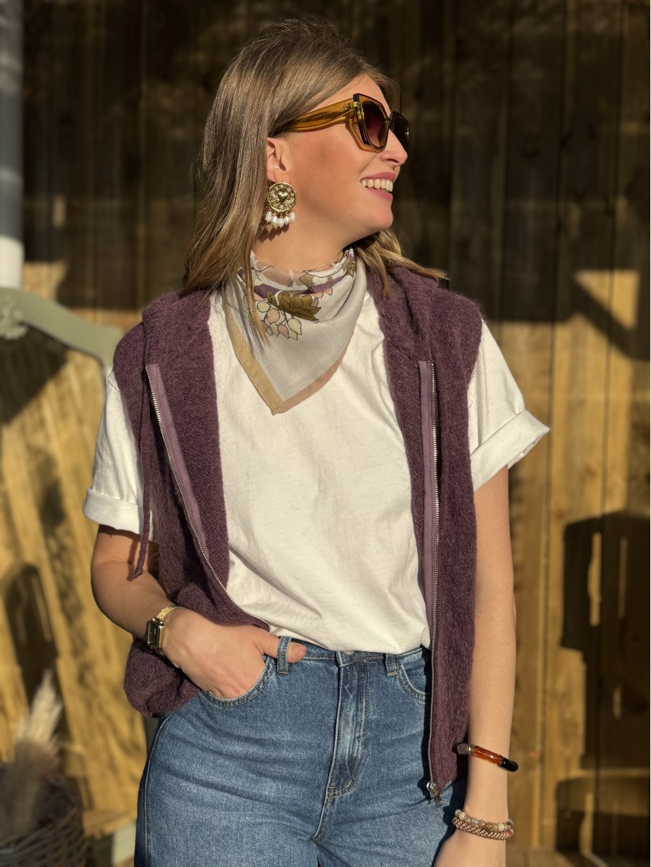 GILET ALPY PRUNE GILET ALPY PRUNE