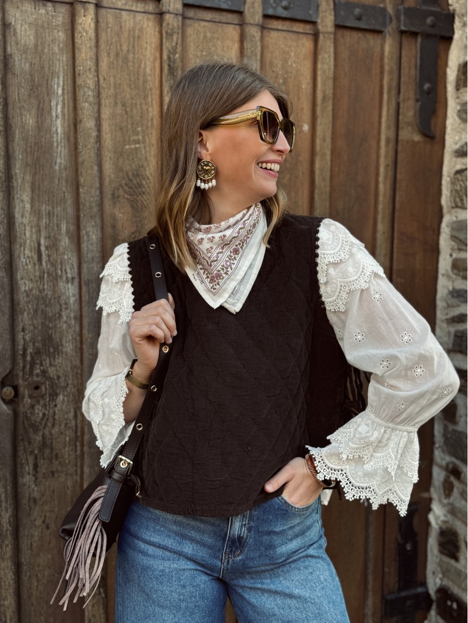 TOP PAULINE CHOCO TOP PAULINE CHOCO