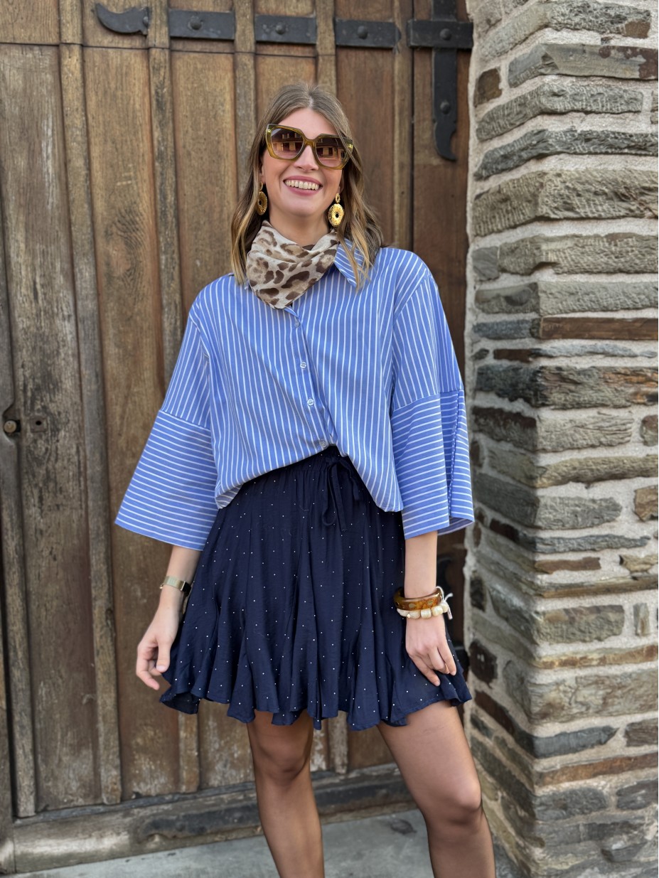 CHEMISE ABBY BLEU CHEMISE ABBY BLEU