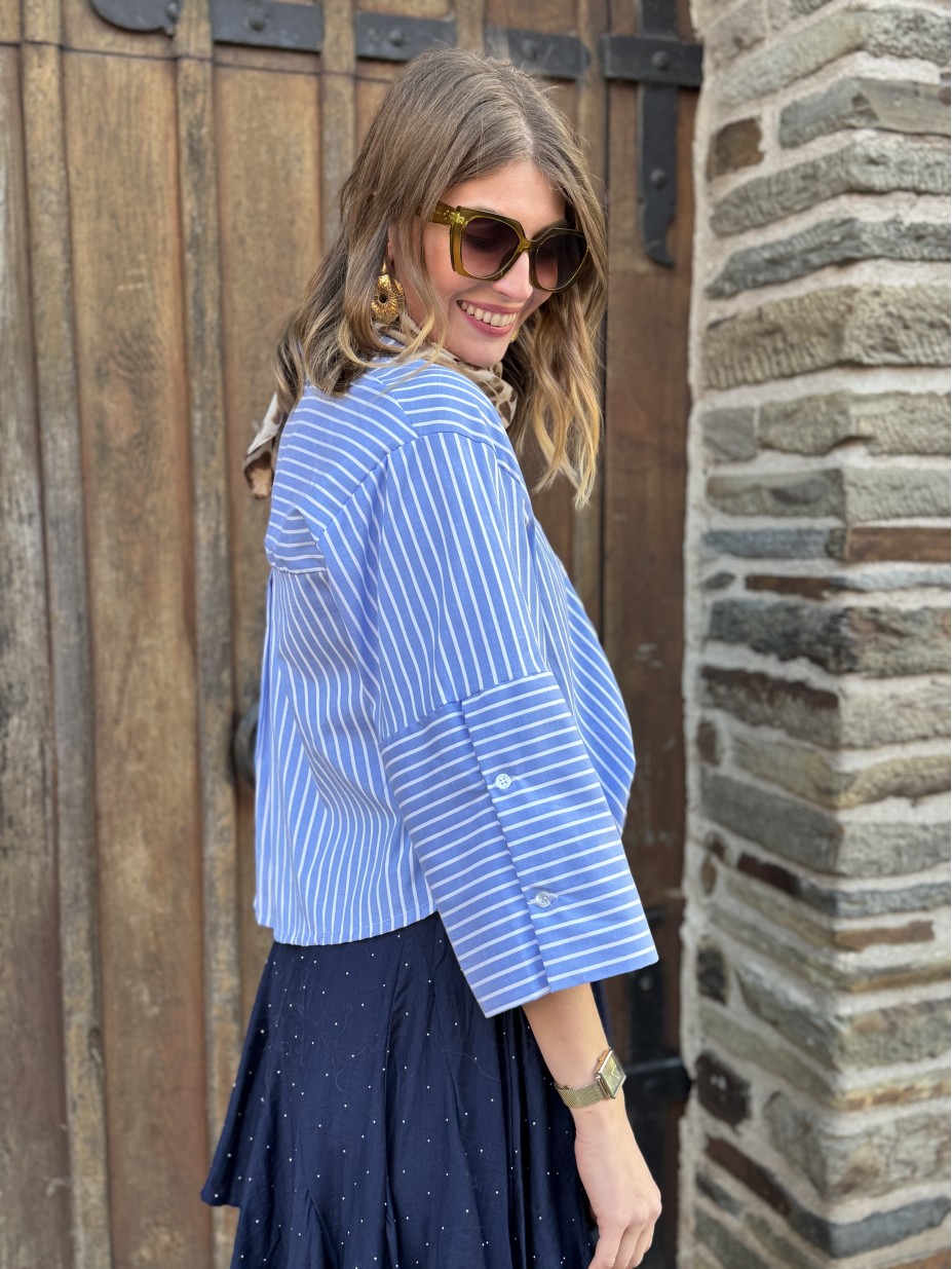 CHEMISE ABBY BLEU CHEMISE ABBY BLEU