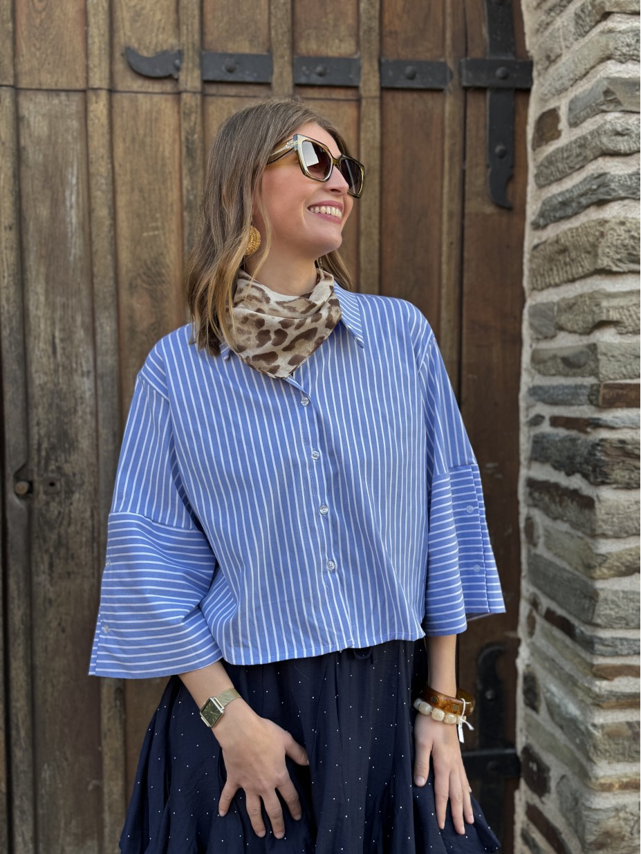 CHEMISE ABBY BLEU CHEMISE ABBY BLEU