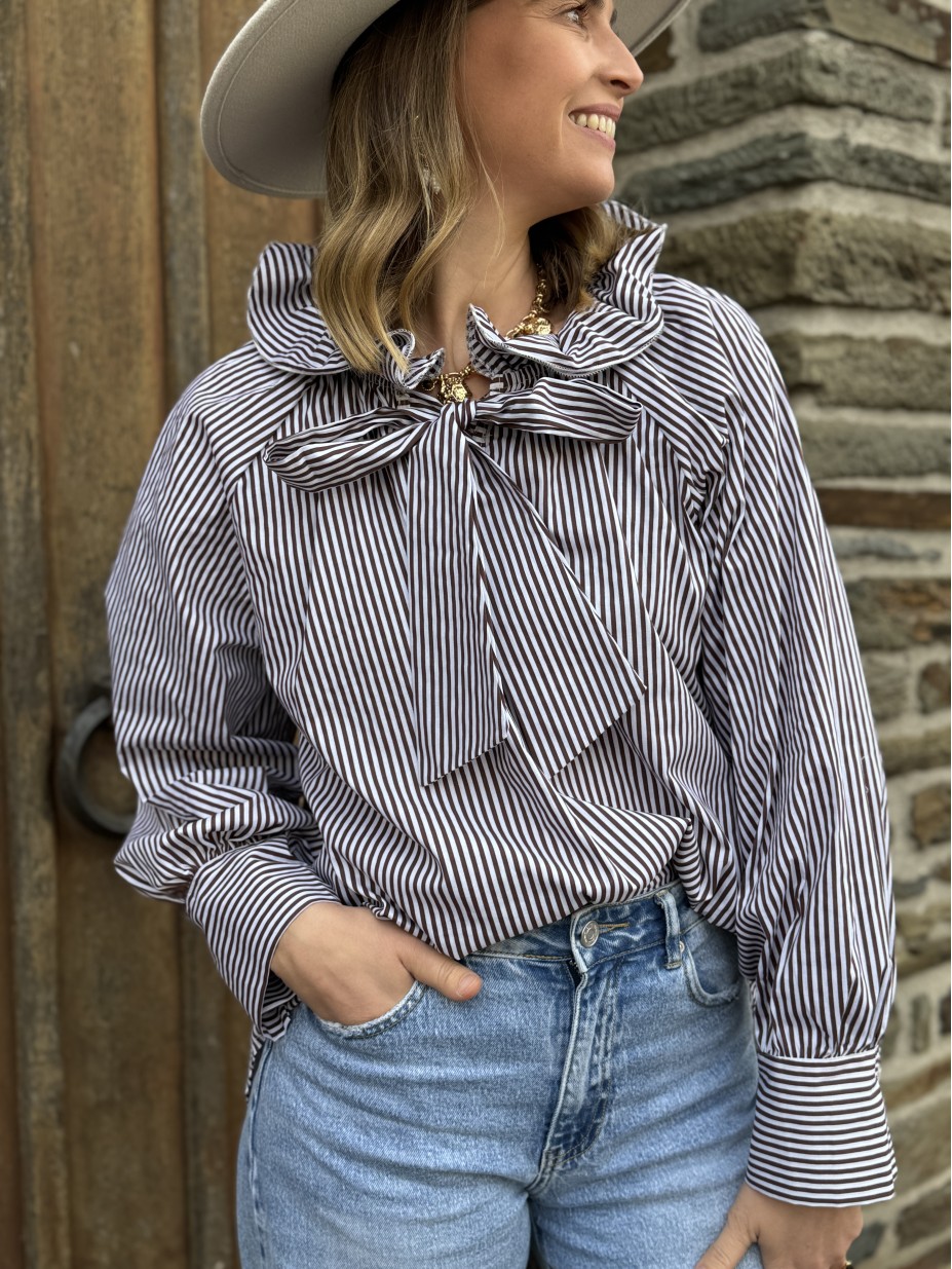 CHEMISE APPOLINE CHOCO CHEMISE APPOLINE CHOCO