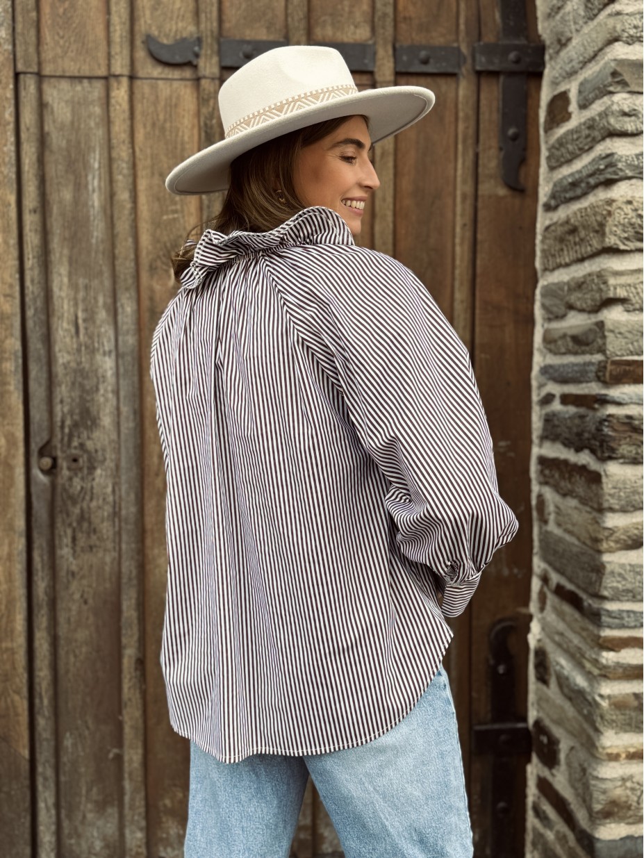 CHEMISE APPOLINE CHOCO CHEMISE APPOLINE CHOCO