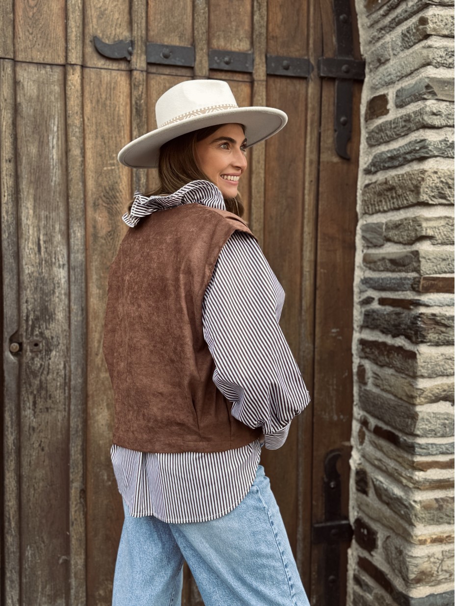 CHEMISE APPOLINE CHOCO CHEMISE APPOLINE CHOCO