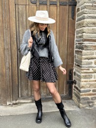 ECHARPE BANDANA NOIR