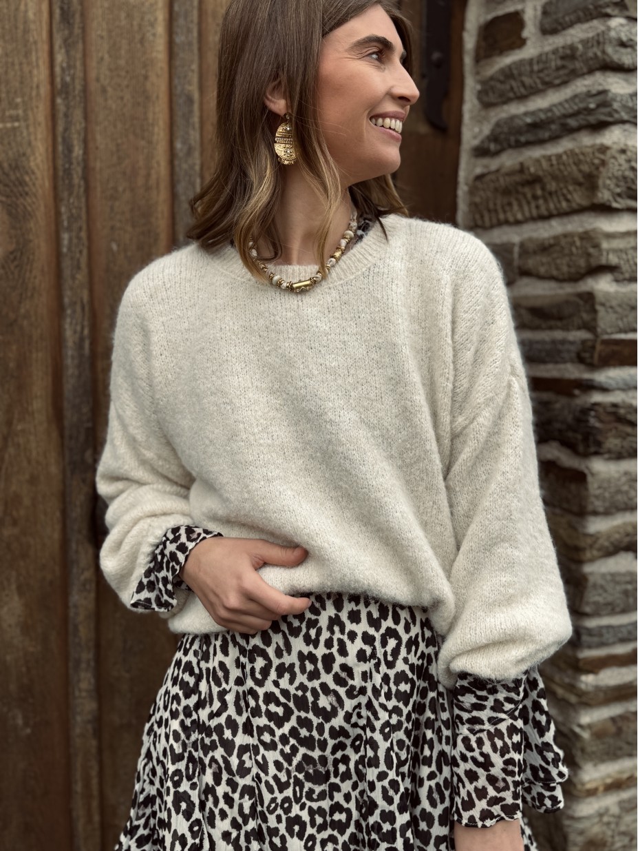 PULL ARNOLD ECRU PULL ARNOLD ECRU