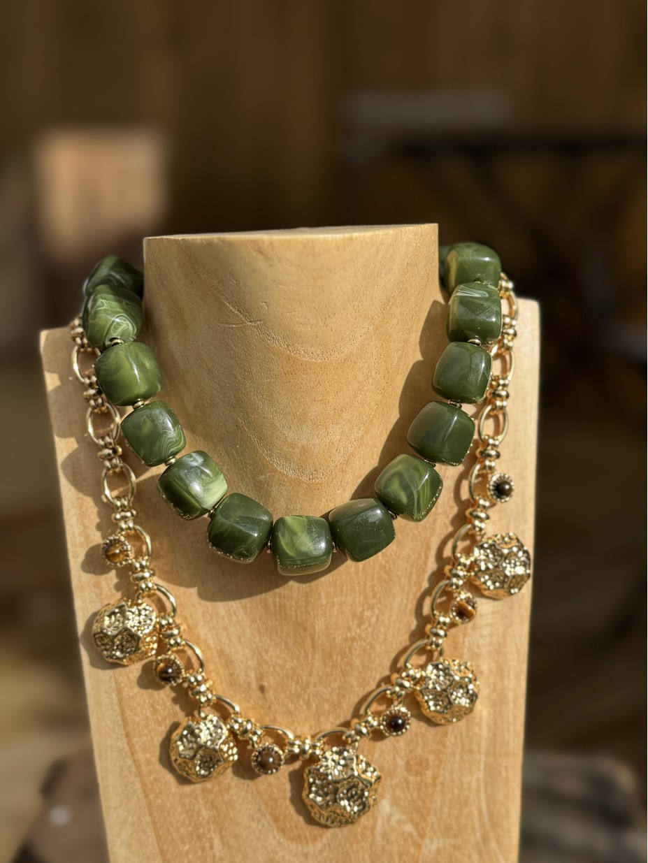 COLLIER DANAE KAKI COLLIER DANAE KAKI