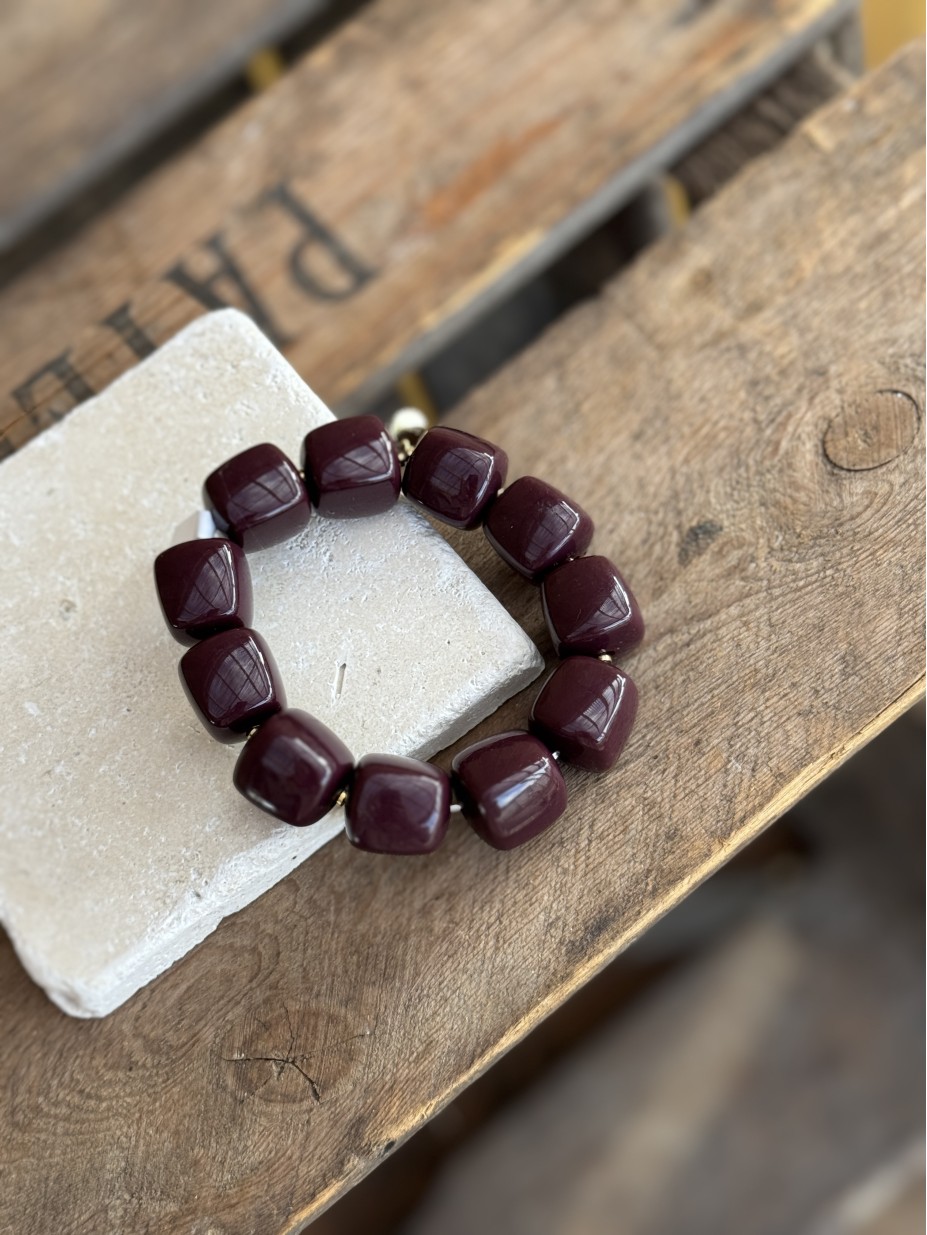 BRACELET DANAE PRUNE BRACELET DANAE PRUNE